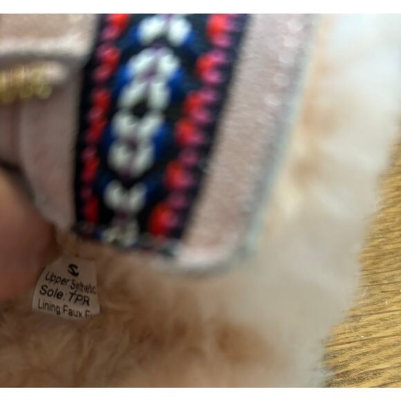 Hobi Bear Pink Chuka Boots Faux Fur Lined Side Zip EU Size 24 US 7.5 Toddler - Picture 5 of 6